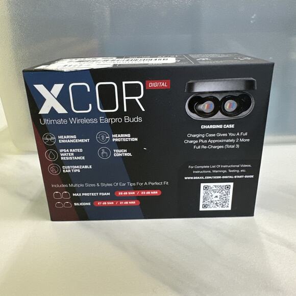 ACIL XCOR DIGITALNASCAR Wireless Earbuds — EarPRO NEW Open Box - Picture 2 of 7